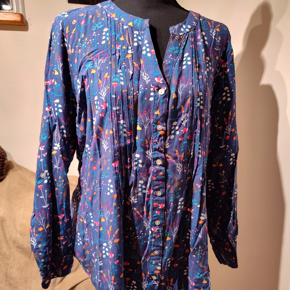 Jane and Delancey Multicolor Floral Blouse